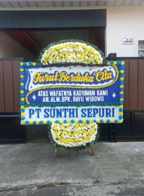 Papan Bunga Duka di Tagafo