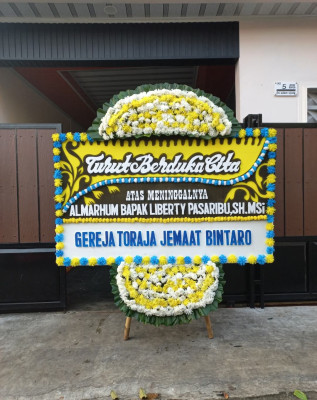 Papan Bunga Duka di Tagafo