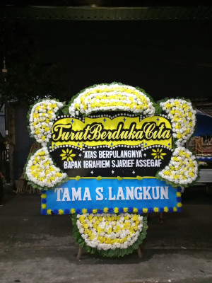 Papan Bunga Duka di Tagafo